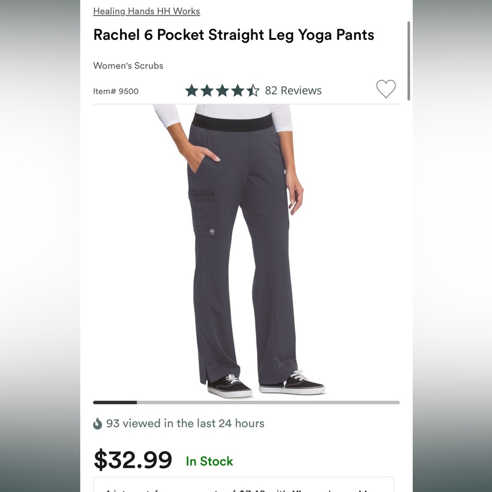 Healing Hands HH360 Rachel scrub pant, scrubs